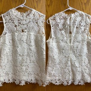 Adorable Cream Lace blouse